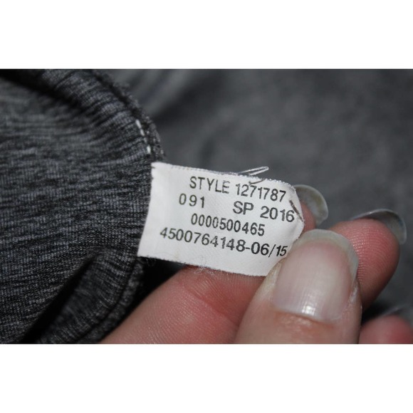 Womens Under Armour Heatgear Compression Capri Gray Blue Cropped Leggings Size M - Picture 5 of 5